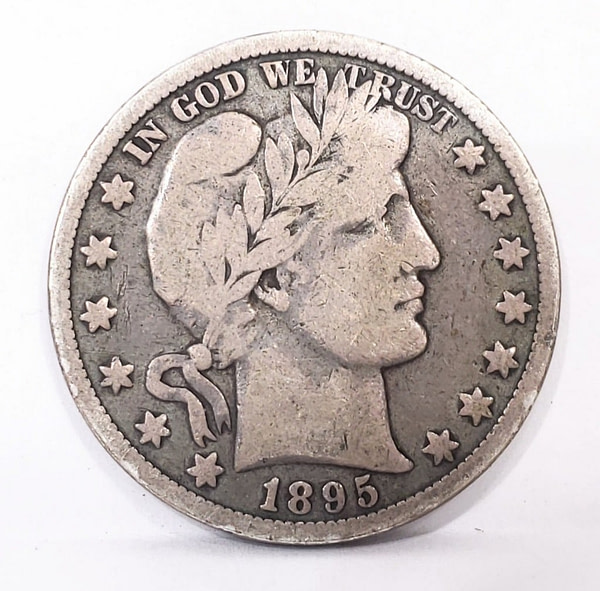 1895-O Barber Half Dollar (US Coin, 90% Silver) US Coins
