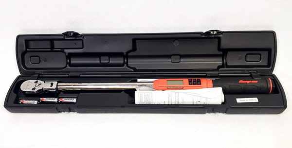 Used Snap-On ATECH3F250OB 1/2″ Drive Digital Flex-Head Torque Wrench Wrenches