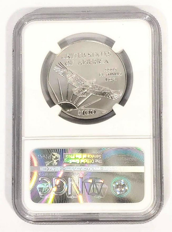 2002-P $100 1OZ Platinum Eagle NGC MS69 US Coin US Coins