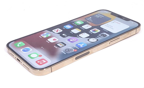 Apple iPhone 12 Pro Max (A2342, MG9D3LL/A, 128GB, Gold, Unlocked) Electronics