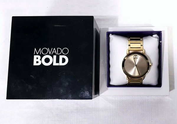 Men’s Movado Bold Evolution 3600508 Gold-Tone 40mm Stainless Steel Watch Watches