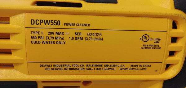DeWalt DCPW550B (20V MAX, 550PSI, 1.0 GPM) Cold Pressure Washer Bundle Pressure Washers