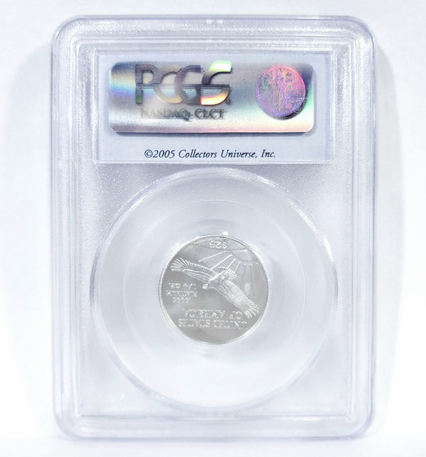 2005 $25 1/4 oz Platinum Eagle PCGS MS69 Statue of Liberty US Coin US Coins
