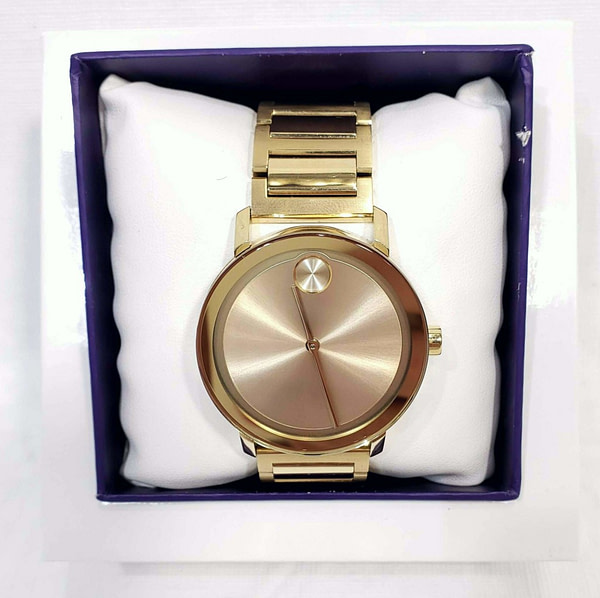 Men’s Movado Bold Evolution 3600508 Gold-Tone 40mm Stainless Steel Watch Jewelry