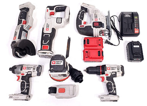 Porter Cable PCCK617L6 20v MAX Cordless Lithium-Ion 7-Tool Combo Set Power Tool Combo Sets