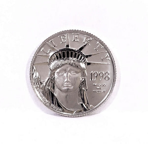 1998 $25 1/4 oz Platinum Eagle Statue of Liberty Uncirculated Coin US Coins