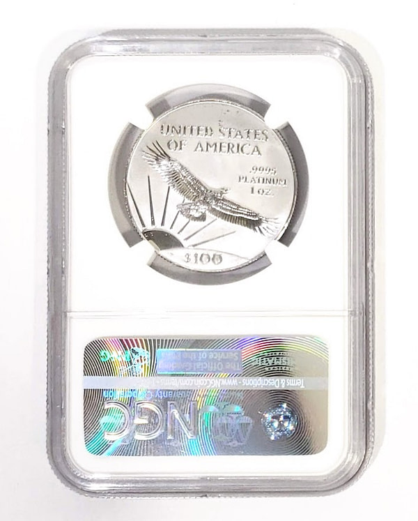 2000-P $100 1OZ Platinum Eagle NGC MS69 US Coin US Coins