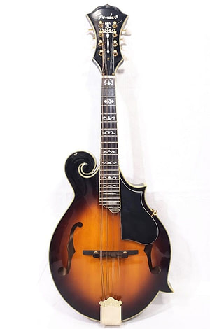 Fender FM-63s F Style Acoustic Mandolin in Sunburst (With Fender Case) Musical Instruments & Gear